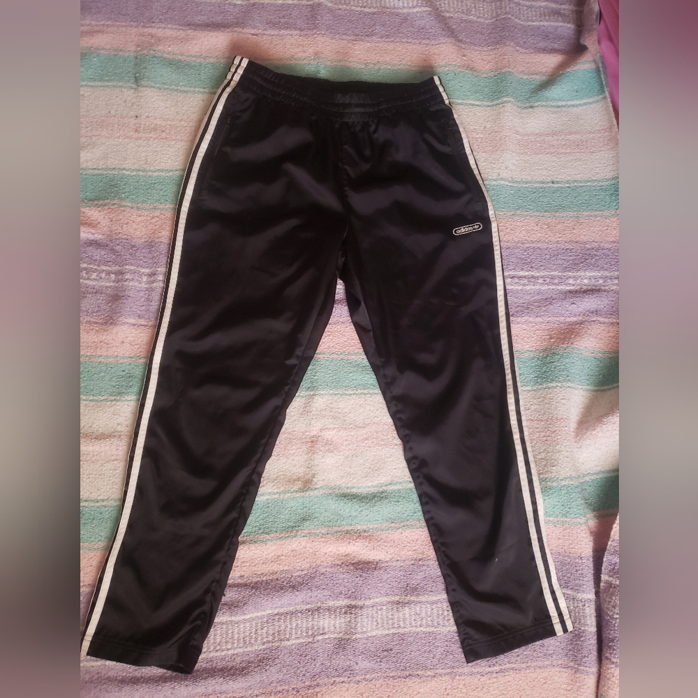 Black Vintage Adidas Track Pant
